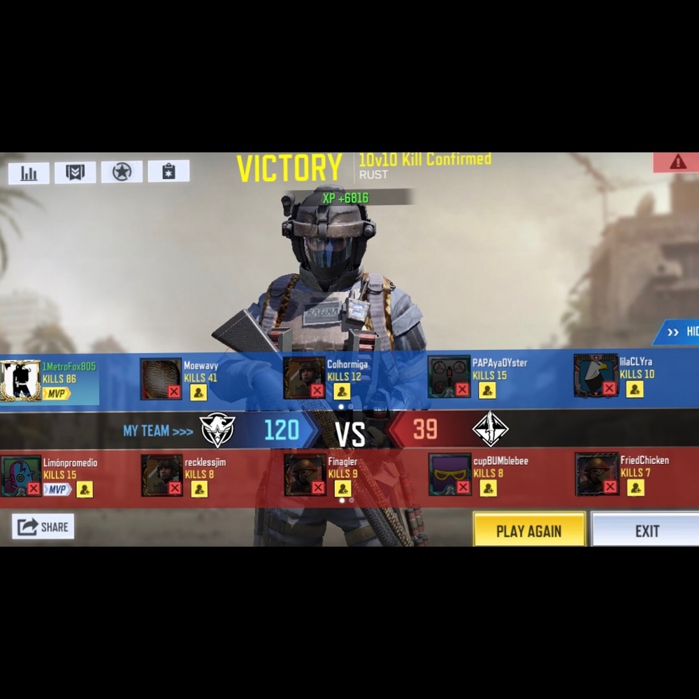 COD!! 86 Kills METROFOX805